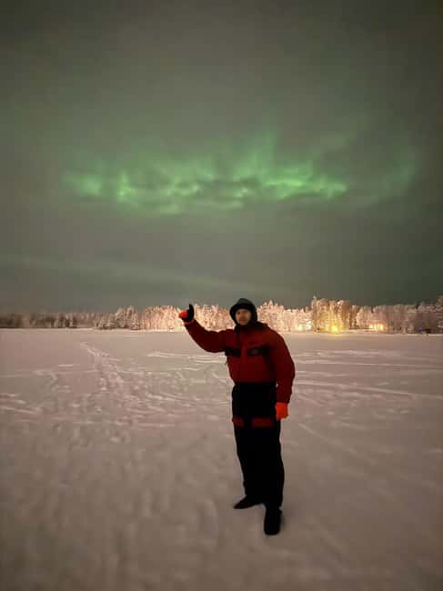 Rovaniemi Aurora Fire & Flavour — Arctic Gastronomy Tour - The forest camp dinner: salmon over open flames, Lapland-style comfort