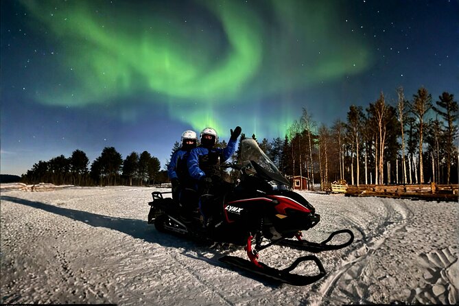 Rovaniemi: Drive New 2025 Snowmobiles - Aurora Adventure - From Your Rovaniemi Doorstep to the Snow: Luxury 2025 4×4 Pickup