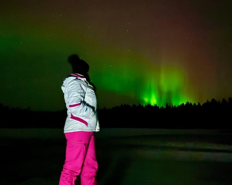 Rovaniemi: Night Tour in Search of the Aurora with BBQ - Secret stop #2: longer dark-sky viewing with free time