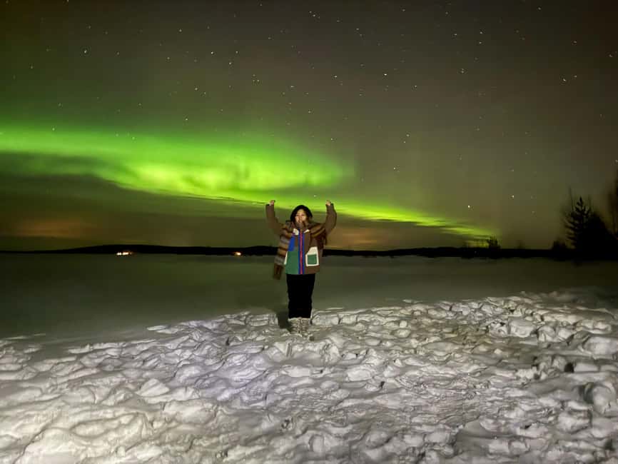 Rovaniemi:Northern Lights Hunt in Lapland Wilderness - Campfire time: folklore, science, and warm snacks