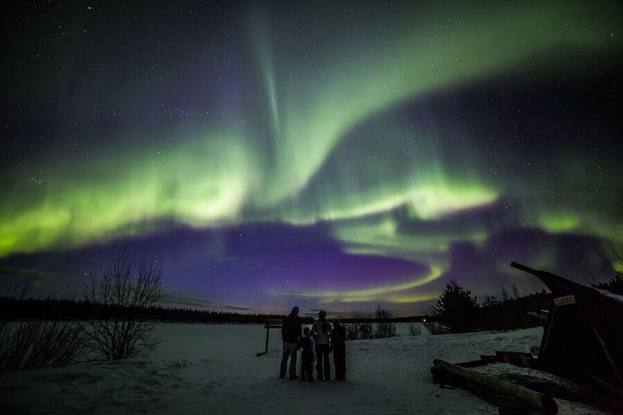 Rovaniemi: Northern Lights Sledge Ride - Getting there: Santa Claus Village and the two meet-up points