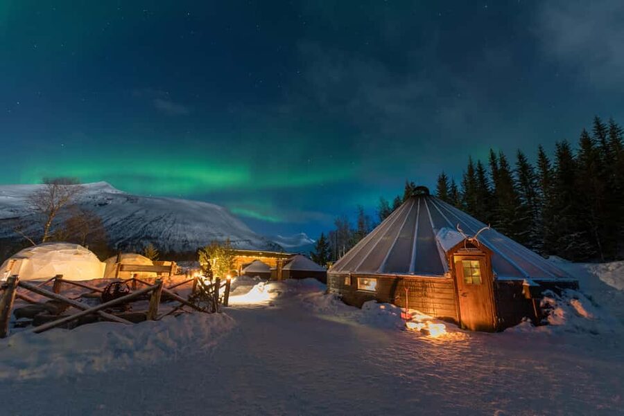 Sami Culture, Northern Lights & Reindeer Visit at Camp Tamok - Sami camp experience: storytelling and reindeer feeding