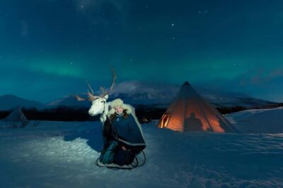 Sami Culture, Northern Lights & Reindeer Visit at Camp Tamok - Getting warm the right way: thermal suits, boots, and gloves