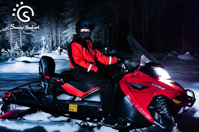 Searching Aurora with Snowmobile - The Arctic Night Ride and the Campfire Break
