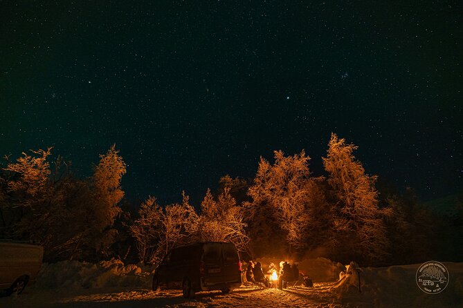Small Group Van Journey in Search of the Northern Lights - Food, campfire breaks, and keeping the night enjoyable
