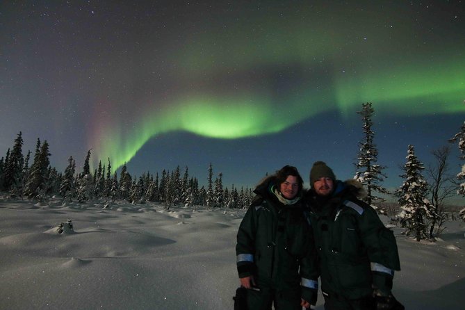 Snowmobile Aurora Expedition with dinner - The Snowmobile Segment: Forest, Frozen Lakes, and the Torne River