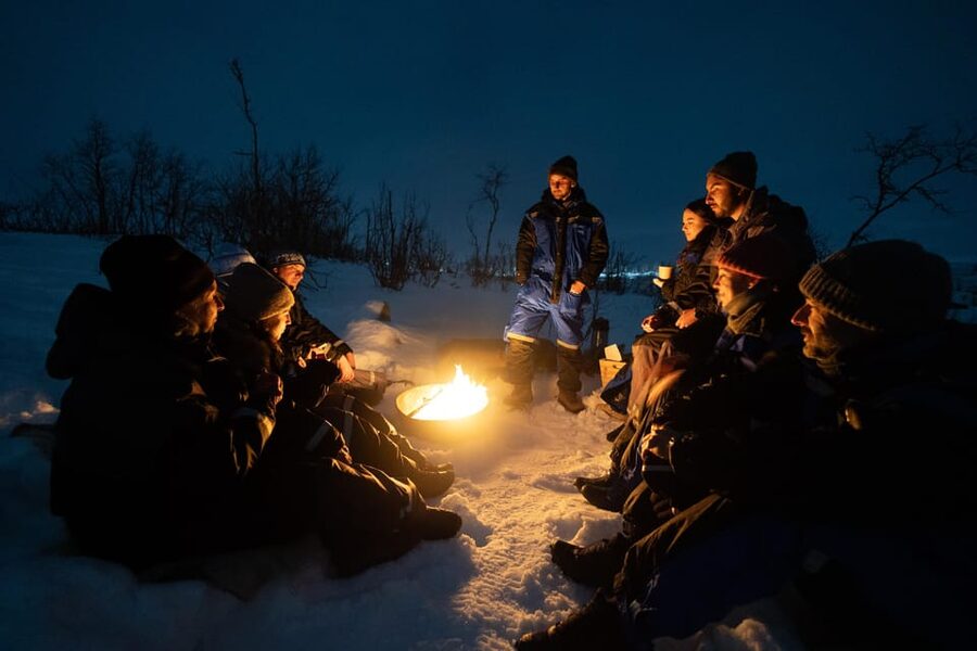 Tromsø: Aurora Borealis, Campfire, Hot Meal, Arctic Tour - The Mercedes Sprinter Chase: Scenic Driving Plus Real Aurora Science