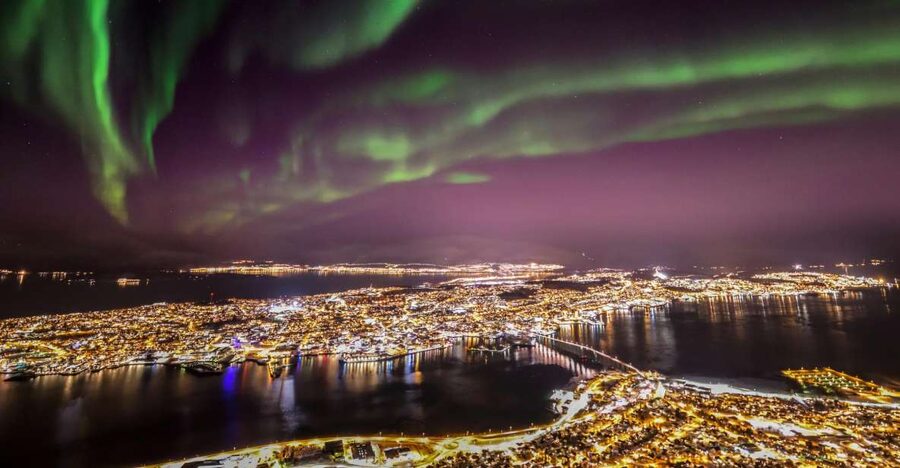 Tromso: Northern Lights Cable Car Excursion - Getting There From Kirkegata 7, by Tromsø Cathedral