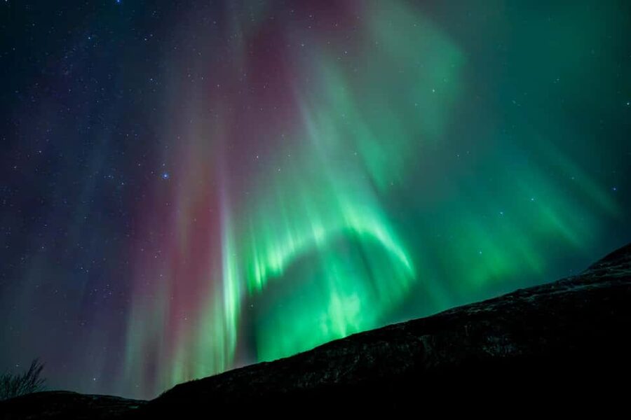 Tromsø: Northern Lights Focus Tour, German/English, minibus, meal - Campfire comfort plus included portraits: the souvenir part done right