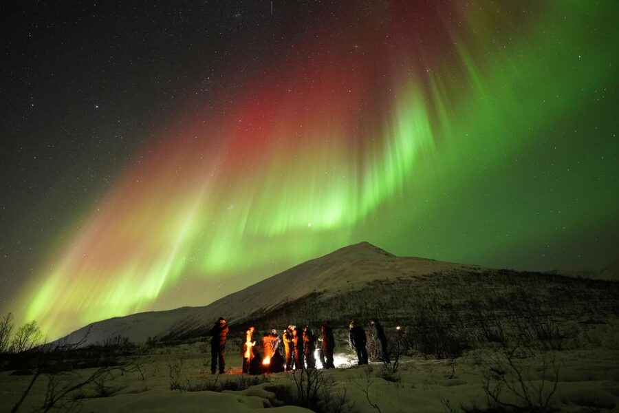 Tromsø: Northern Lights Tour with Free Professional Portrait - Kirkegata 2 meetup and the rhythm of the 6-hour night