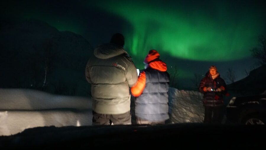 Tromsø: Small group Aurora Borealis - The Real Aurora Plan: Clearer Skies and Short Checks